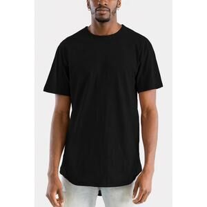 NEW WEIV men's graham scallop tee in black